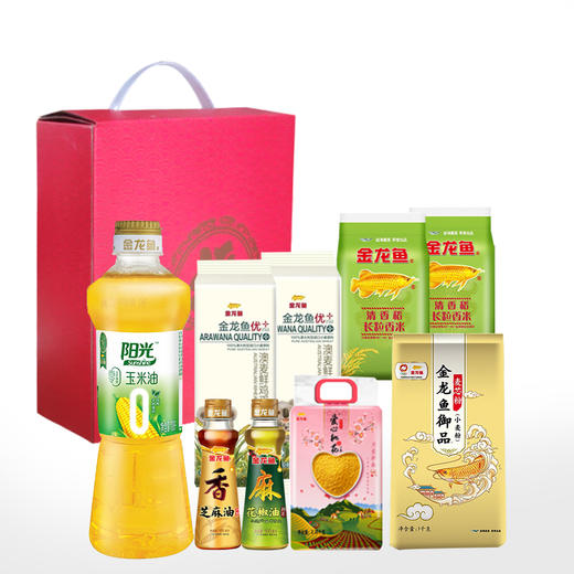 金龙鱼 米面粮油调味礼盒3700g 商品图0