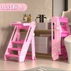 *【肥猫】蒙氏学习塔儿童洗漱台阶梯登可折叠儿童登高踩脚登宝宝洗手台楼梯 商品缩略图7
