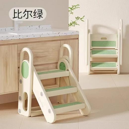 *【曼龙】踩脚凳学习塔儿童洗漱宝宝洗手台阶凳可折叠防滑踏脚登高凳子 商品图4