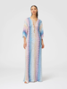 MISSONI - Long Cover Up - Degrade' Blue Shades - 女装 - 罩衫 - 蓝色 商品缩略图0