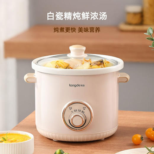 【小家电】龙的longde电炖锅 LD-DG3235电炖盅煲汤锅炖汤锅 婴儿煮粥锅bb煲 熬粥养生 HF 商品图0