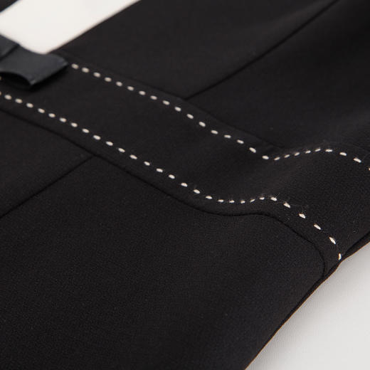 PF8H9斯尔丽2024新款商场同款小香风立体蝴蝶结装饰通勤OL职业装连衣裙 商品图5