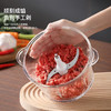 【小家电】龙的longde绞肉机 家用绞馅机 绞肉绞菜酱料辅食都可以使用 双档电动多功能料理搅拌打肉饺子肉馅蒜蓉机 LD-KM206 HF 商品缩略图6