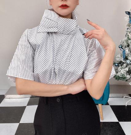 S1臣禾领结立体廓形上衣 9172820526 商品图2