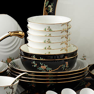 永丰源 夫人瓷石榴家园8人位家用31头中式餐具套装 商品图0