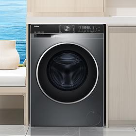 海尔滚筒洗衣机全自动 洗烘一体机 超薄全嵌10公斤大容量 智能投放 1.1洗净比 双涡旋自清洁 10KG超薄直驱洗烘一体【内衣洗 羽绒洗 空气洗】EG100HBD59S