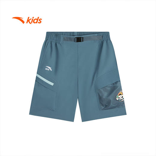 【超值】安踏儿童裤子男大童少年顽家梭织五分裤352438504 商品图0