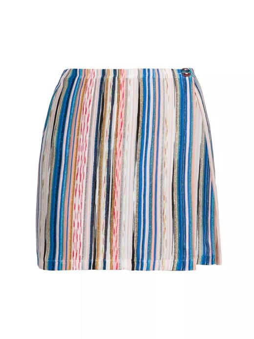 MISSONI - Miniskirt - Blue Base Space Dyed W/Lurex  - 女装 - 裙子 - 蓝色 商品图0