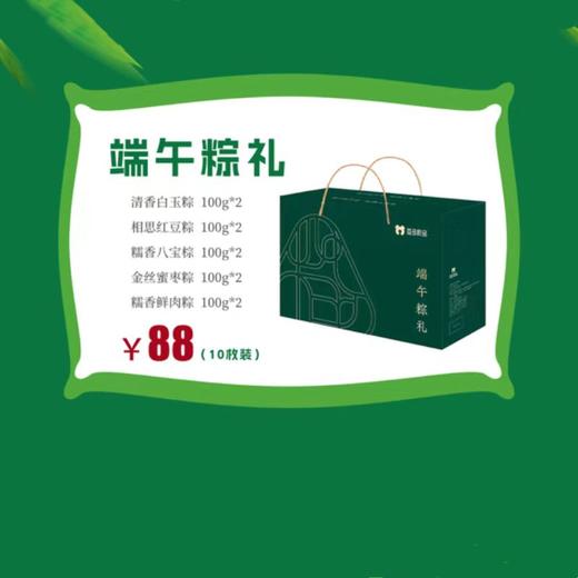 【全国包邮】端午礼盒 益多 端午粽礼礼盒 （100克10枚装) 商品图1