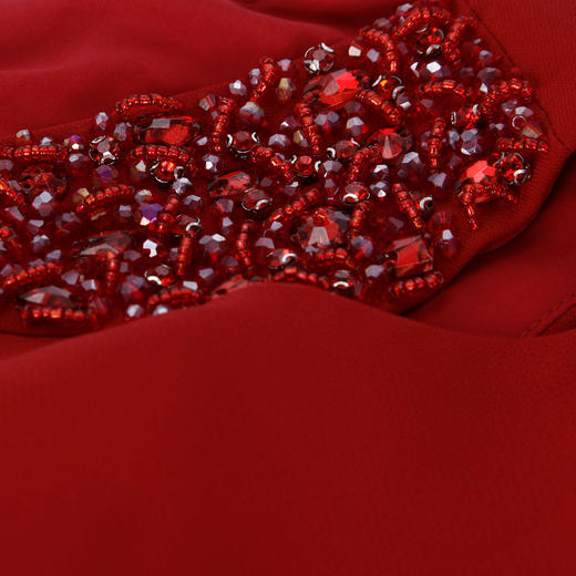 PF8J8斯尔丽2024新款名媛淑女气质礼服露肩修身长款礼服宴会连衣裙 商品图5