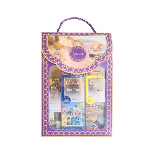 中欧班列精选】Oliviam澳莉维亚澳洲进口浪漫意象茶树洗护沐系列2件/3件4件/6件套礼盒礼品节日送礼 舒缓肌肤,清洁,保湿,去角质 商品图4