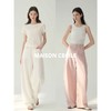 MAISON CECILE多色/亚麻舒适百搭立体镰刀裤 商品缩略图1