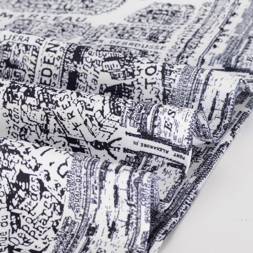 PF8H5斯尔丽2024新款韩版圆领H型显瘦高腰减龄时尚印花连衣裙 商品图4