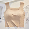 夏季【冰丝无痕吊带背心女】一体式女士螺纹方领打底 美背背心内搭内衣  商品缩略图7
