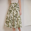 【棉质印花百褶裙】24年春夏新品女士印花半裙时尚百褶裙 商品缩略图3