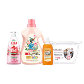 立白/蔬果园 洗衣清洁套餐 4件套 FL10002