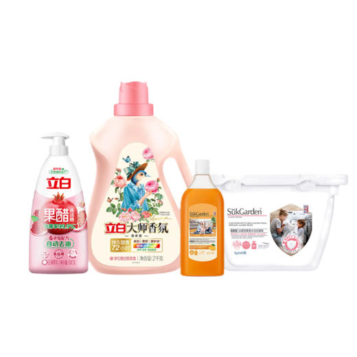 立白/蔬果园 洗衣清洁套餐 4件套 FL10002 商品图0