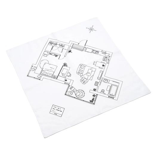 【周边】漫编室文创 户型图方巾 商品图1