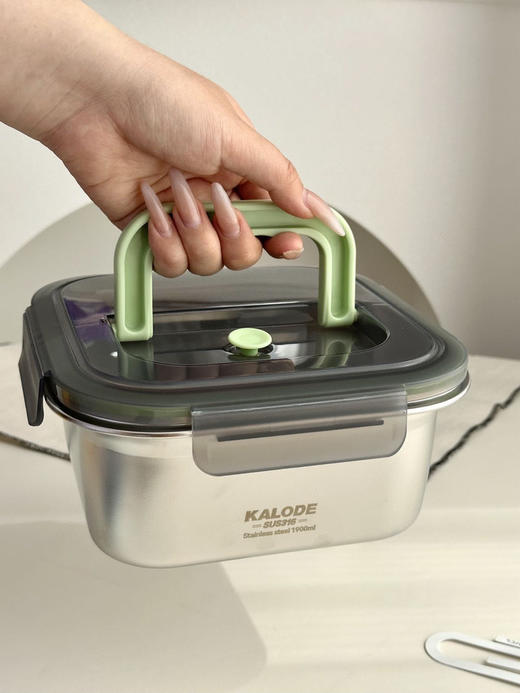 不锈钢保鲜盒2个（h锁 商品图3