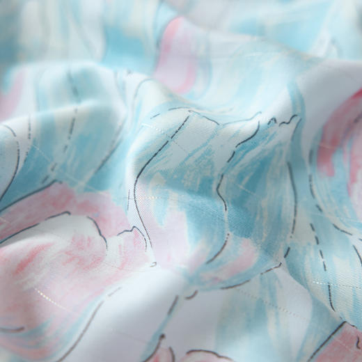 【清仓特惠】自然醒银线天丝抑菌蚕丝夏被夏季天丝蚕蛹蛋白被银丝抗菌可水洗夏凉被空调被田园印花薄被子LFS 商品图11