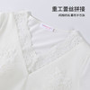 【商场同款】熳洁儿 女士家居服睡裙棉莱卡短袖连衣裙V领甜美公主风24203232 商品缩略图3