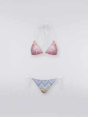 MISSONI - Bikini - Multicolor Chevron - 女装 - 比基尼 - 蓝红色