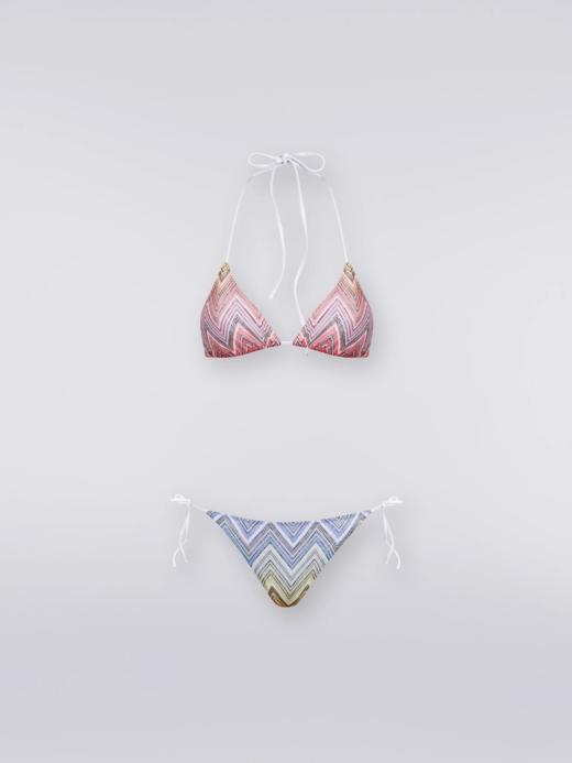 MISSONI - Bikini - Multicolor Chevron - 女装 - 比基尼 - 蓝红色 商品图0