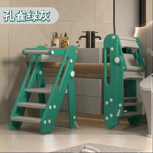 *【肥猫】蒙氏学习塔儿童洗漱台阶梯登可折叠儿童登高踩脚登宝宝洗手台楼梯 商品图5