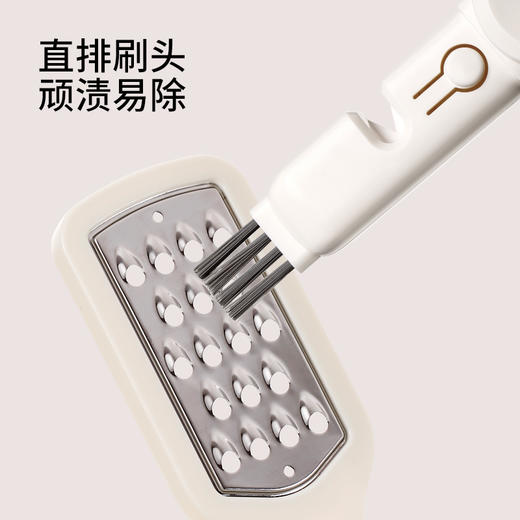 FaSoLa刀具清洁刷长手柄多功能厨房餐具刷子筷子盘子刀叉清洗神器 商品图4