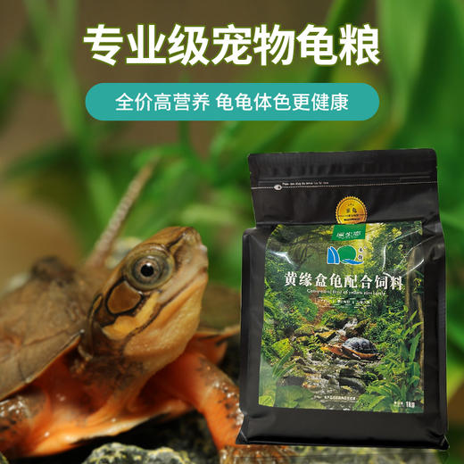 南强黄缘盒龟专用饲料龟粮黄缘盒龟饲料黄缘龟粮1公斤增色饲料 商品图3