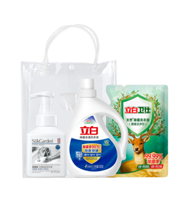 立白/蔬果园 洗衣洗手套装3件套1kg+500ml