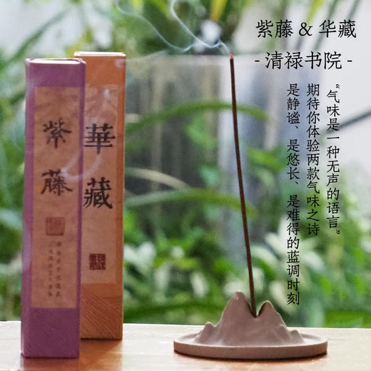 清禄书院 | 紫藤&华藏，非遗大师出品香作，万事雅趣、静享惬意 商品图0