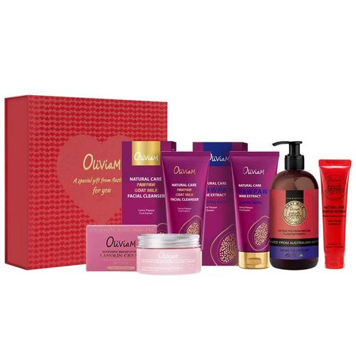 【中欧班列精选】Oliviam澳莉维亚澳洲进口心意礼盒五件套滋润保湿抗皱套盒 ALWY 商品图1