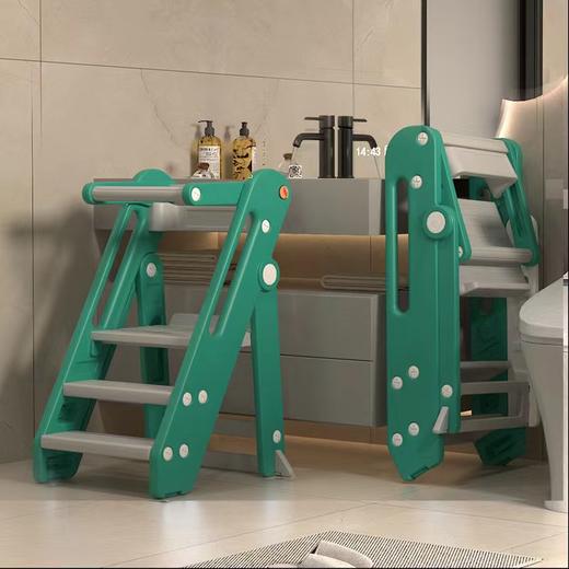 *【肥猫】蒙氏学习塔儿童洗漱台阶梯登可折叠儿童登高踩脚登宝宝洗手台楼梯 商品图3