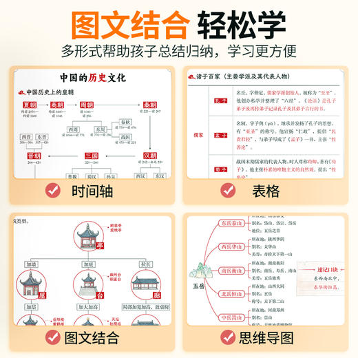 【斗半匠】中小学生必背文化常识500+核心考点小学初中必考要点一本通 商品图4