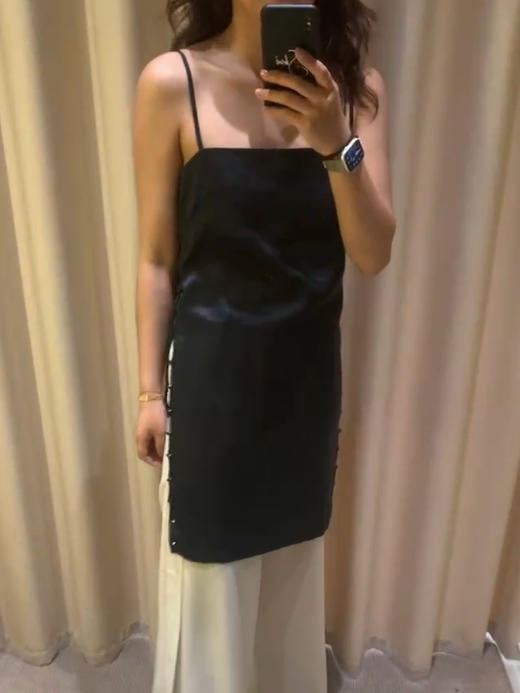 LCM｜Midnight Muse Long TOP / mini Dress [ 双侧全开衩真丝短裙 可搭配下装 秒变TOP ] 【定制尺码加收10%定制费】 商品图9