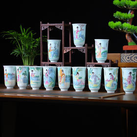 十二金钗闻香杯