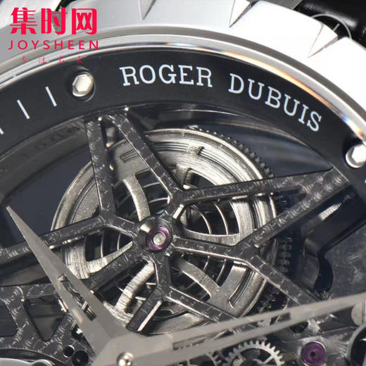 【贵重物品】ROGER DUBUIS罗杰杜彼 YS王者系列 镂空双飞行双陀飞轮 男士腕表 搭载两颗飞行真陀飞轮稳定运行 商品图3