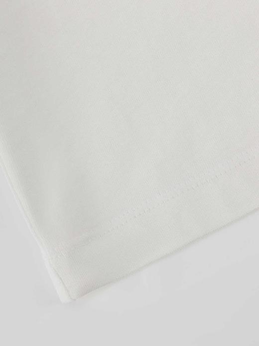 COCO ZONE “肯豆T” 夏季棉麻混纺字母印花圆领短袖T恤CC1B1328 商品图5