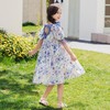 女童连衣裙亲子装2024夏季新款儿童学院风夏装公主裙中大童装裙子 商品缩略图0