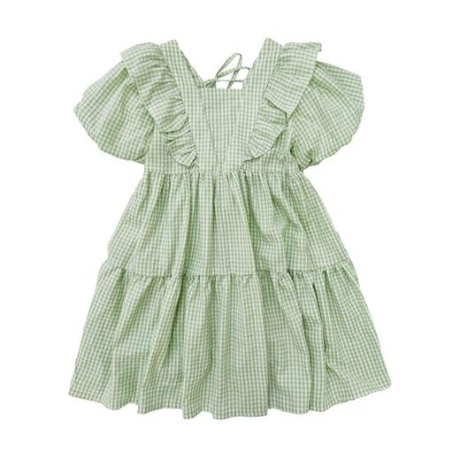 女童连衣裙夏装新款儿童网红公主裙夏季学院风中大童棉布裙子薄款 商品图4