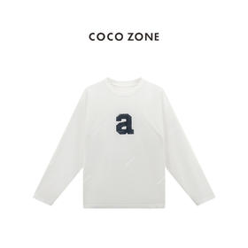 COCO ZONE ”a防晒“夏季设计感字母长袖T恤薄款百搭上衣CC2B1105