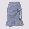 MAXRIENY条纹高腰半裙夏季不规则设计感裙子 商品缩略图0