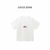 COCO ZONE “夏日限定”夏季设计感字母短袖T恤休闲圆领上衣CC2B0956 商品缩略图0