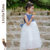 littletime儿童春夏牛仔蓝蝴蝶结背心裙轻奢礼服裙女童小香连衣裙 商品缩略图3