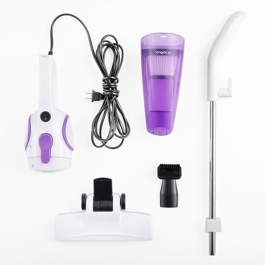 【小家电】龙的（longde）吸尘器 大功率大吸力多重过滤更持久 推杆手持二合家庭卧式吸尘器 180度灵活推刷轻松拆卸易清洗 LD-XC40S HF 商品图5