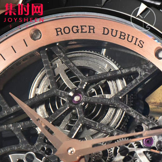 【贵重物品】ROGER DUBUIS罗杰杜彼 YS王者系列 镂空双飞行双陀飞轮 男士腕表 搭载两颗飞行真陀飞轮稳定运行 商品图4