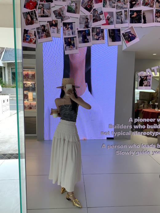 Read Nameless /弹力小香裹胸+打揽腰暗纹裙 商品图12