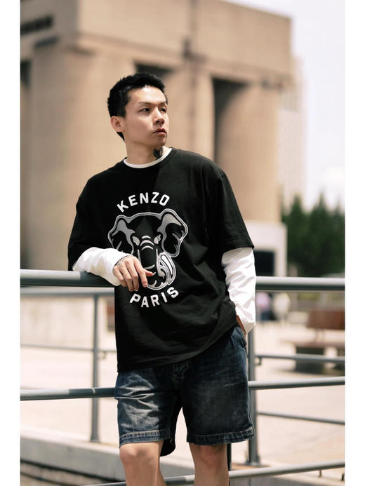 回馈福利❗️Kz可爱大象图案短袖 商品图4