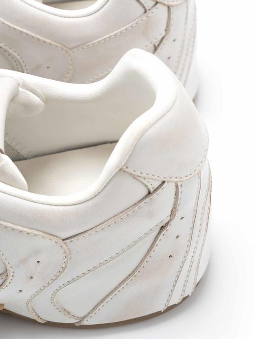 COCO ZONE 刘一一 时尚复古设计感圆头系带运动休闲鞋CC2B1115 商品图2